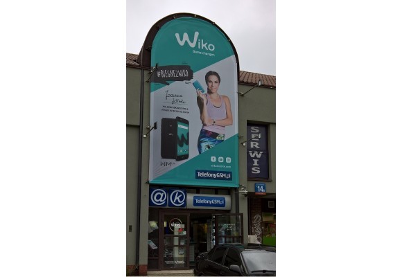 Wiko pełną ... twarzą.