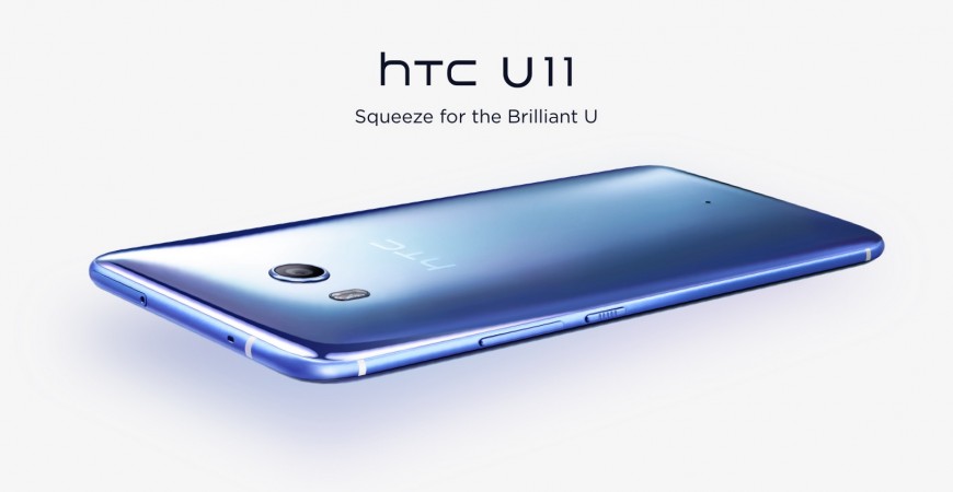 HTC U11 reaguje na ściskanie.